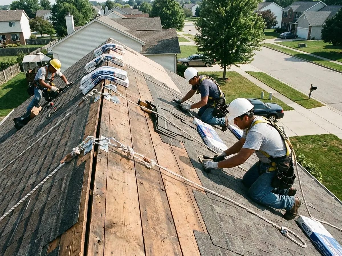 Roofing contractors